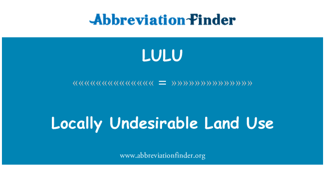 LULU: Lokalman peyi pas Utiliser