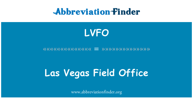 LVFO: Las Vegas sivukonttorissa