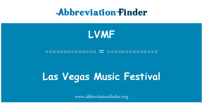 LVMF: Las Vegas hudební Festival