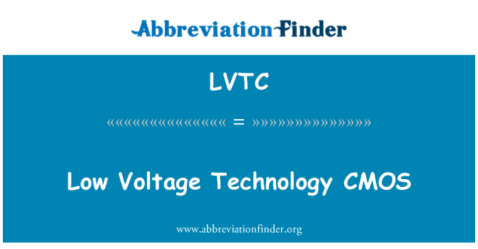 LVTC: Baixa tensió tecnologia CMOS