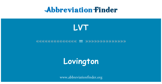 LVT: Lovington