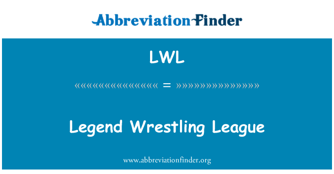 LWL: Ligue de catch de légende