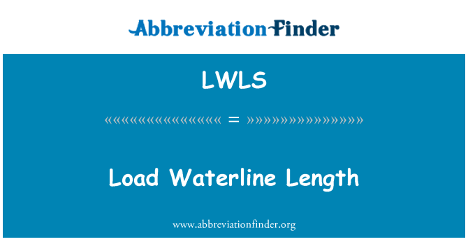 LWLS: Panjang garisan beban