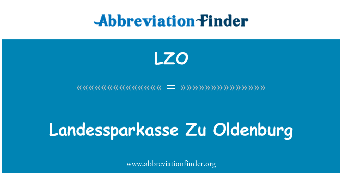 LZO: Landessparkasse Zu Ольденбург