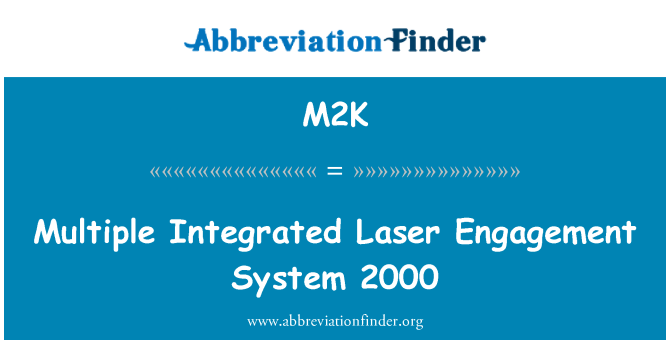 M2K: Viac integrovaný Laser Engagement System 2000