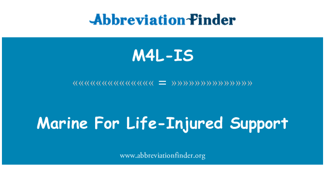M4L-IS: دریایی برای پشتیبانی از زندگی مجروح