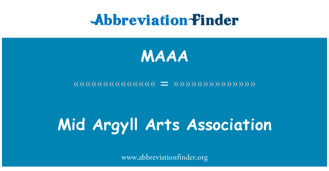 MAAA: Associació Argyll mitjan