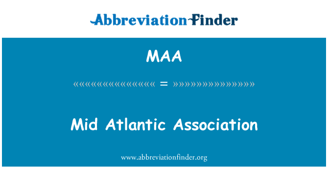 MAA: Mid Atlantic Association