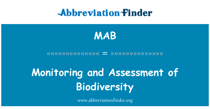MAB: Überwachung und Bewertung der biologischen Vielfalt