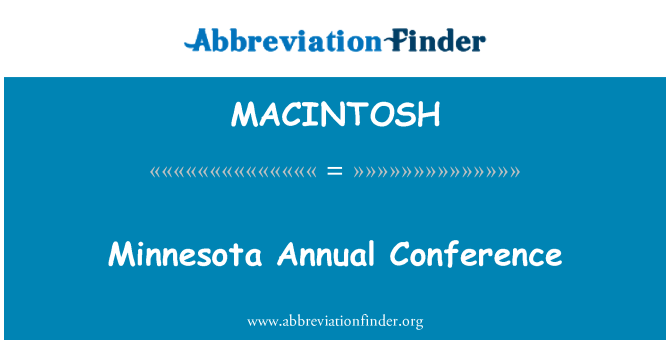 MACINTOSH: Minnesota výroční konference