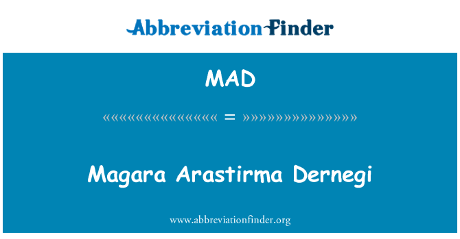 MAD: Magara Araştırma Derneği