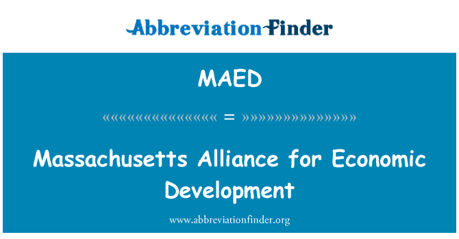 MAED: Massachusetts alyans pou devlopman ekonomik