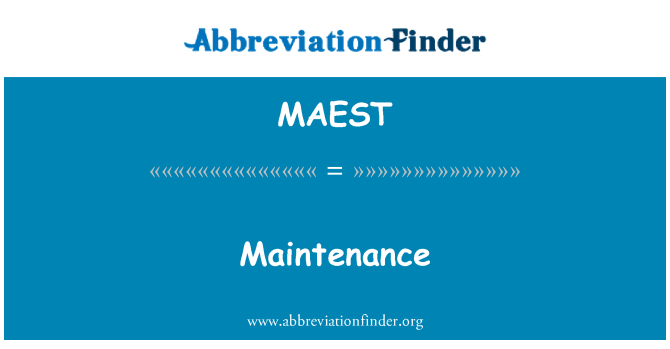 MAEST: Mentni