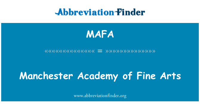 MAFA: F'Manchester Akkademja tal-Belle Arti