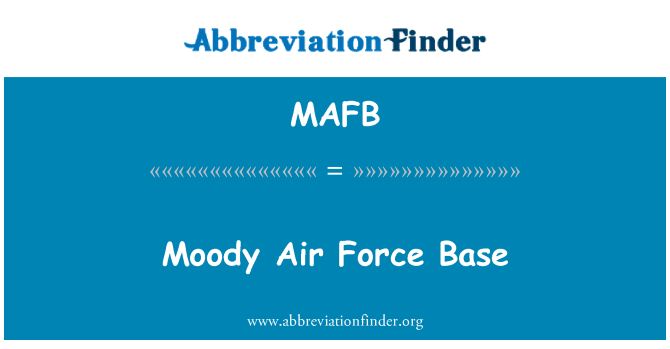 MAFB: בסיס חיל האוויר מודי