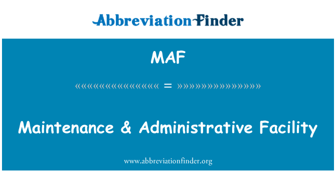 MAF: Antretyen & plant administratif