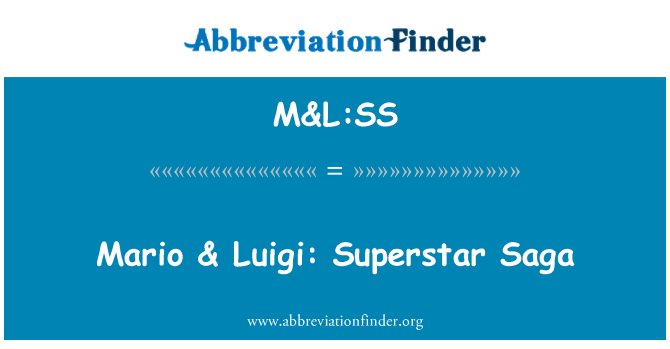 M&L:SS: Mario ve Luigi: Superstar destan