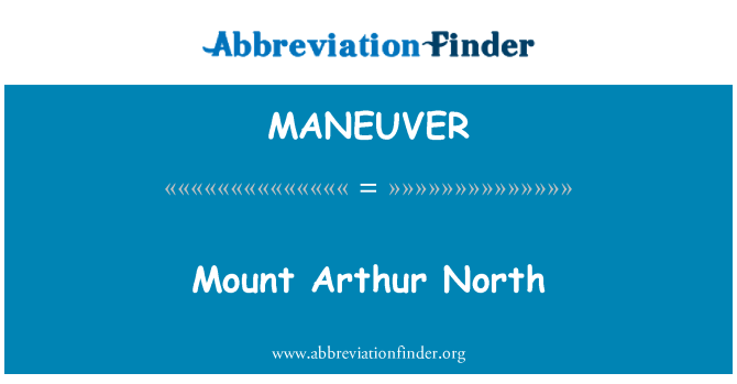 MANEUVER: Sptar Monte Arthur tat-tramuntana