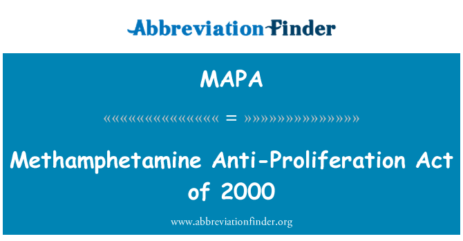 MAPA: La anti-pwopagasyon Loi de 2000