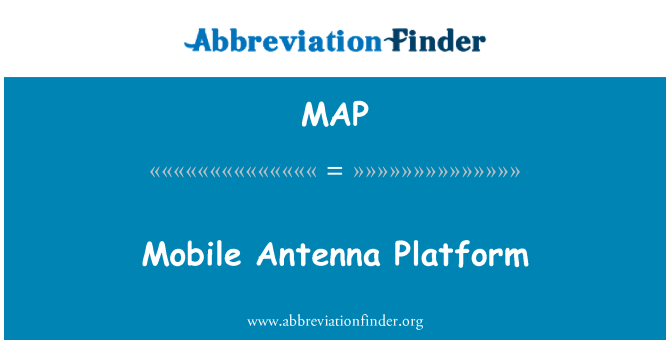 MAP: Mobil antenne Platform
