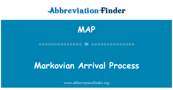 MAP: Markovian arive pwosesis