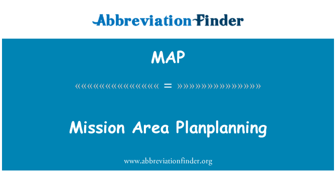 MAP: Missionsområdet Planplanning