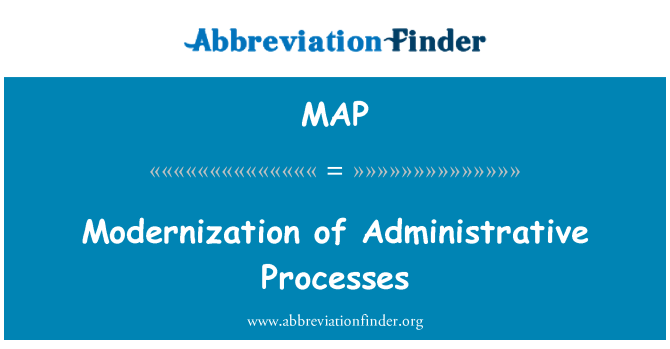 MAP: Modènizasyon pratik administratif