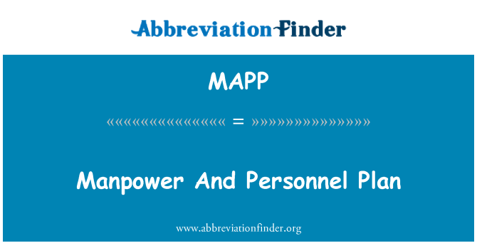 MAPP: Mano de obra y Plan de personal
