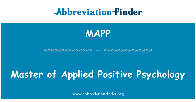 MAPP: Bậc thầy của tâm lý tích cực ứng dụng