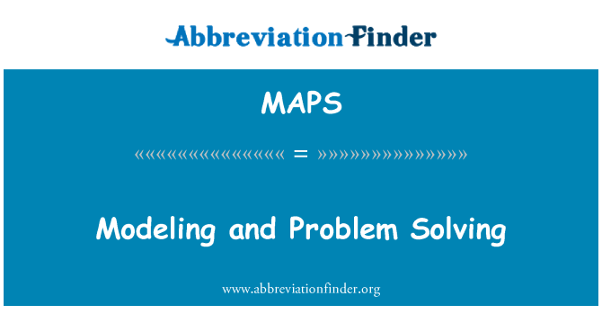 MAPS: Modellering och problemlösning