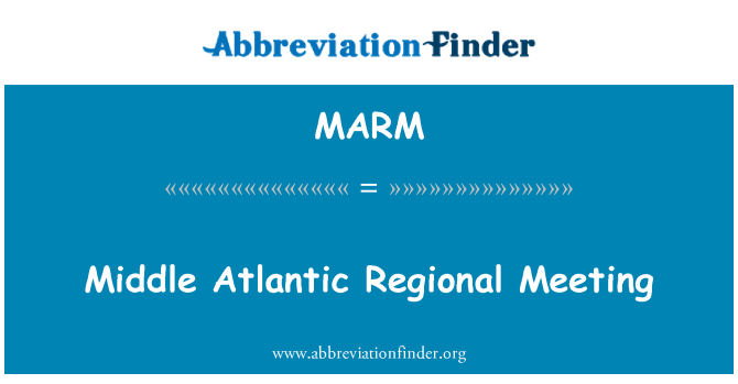 MARM: Mitan Atlantik Réunion rejyonal