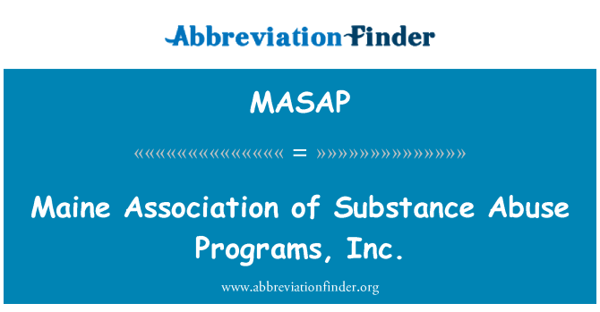 MASAP: Asosyasyon Maine a dwòg pwogram, Inc.