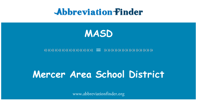 MASD: Mercer zòn nan distri lekòl