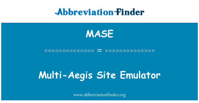 MASE: Multi Aegis Site Emulator