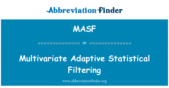 MASF: Filtrare adaptivă cu mai multe statistice
