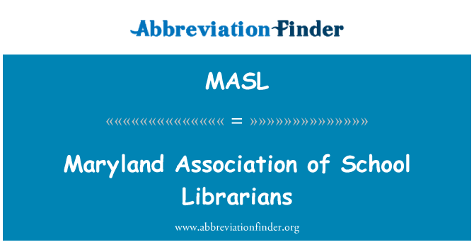MASL: Asosyasyon Maryland de Bibliothécaires lekòl
