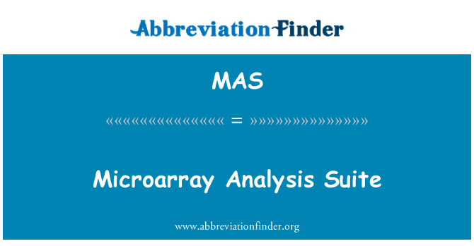 MAS: Chanm Microarray analiz