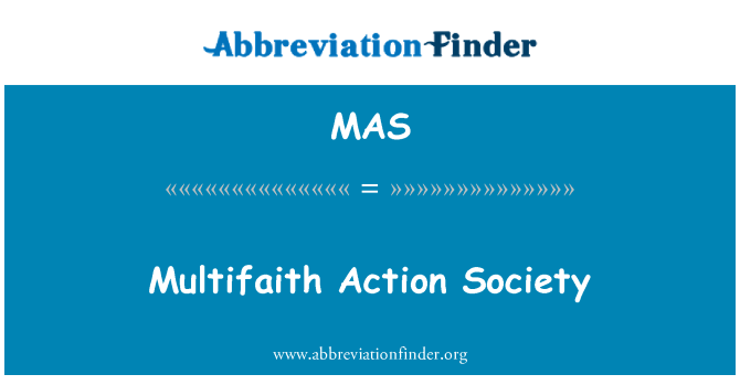 MAS: Multifaith akcija društva