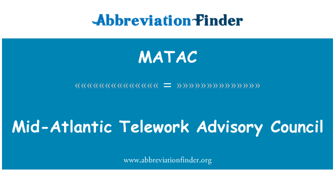 MATAC: Kunsill Konsultattiv Telework nofs ta ' l-Atlantiku