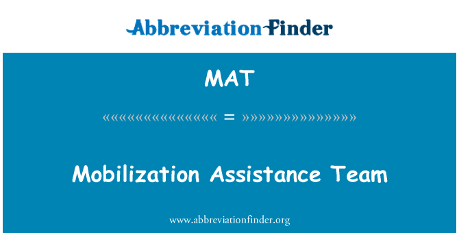 MAT: Mobilisering Assistance-teamet