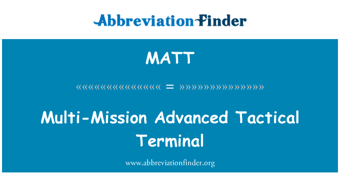 MATT: Missjoni multi avvanzat tattika tat-Terminal