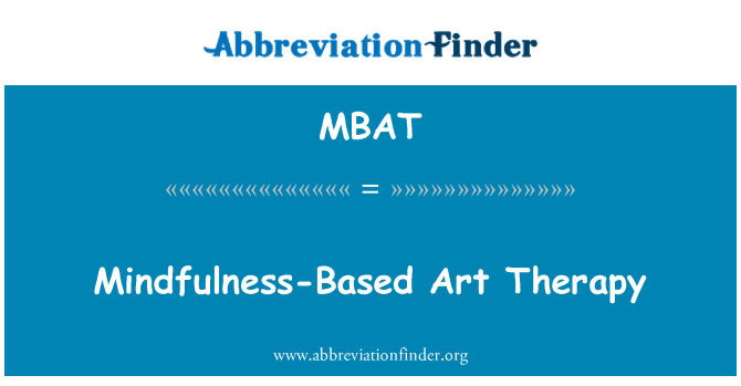 MBAT: 正念艺术疗法