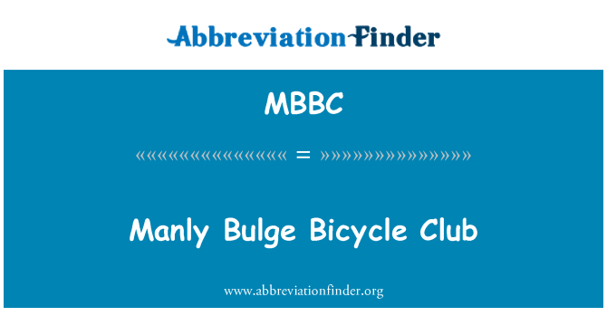 MBBC: Erkek gibi çıkıntı Bisiklet kulübü