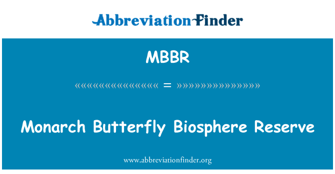 MBBR: Monarch Butterfly biosfärområde