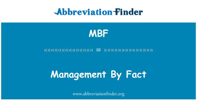 MBF: Διαχείριση από το γεγονός