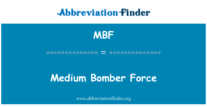 MBF: Bombarder mitjà força