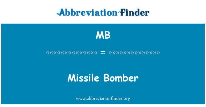 MB: قاذفة الصواريخ