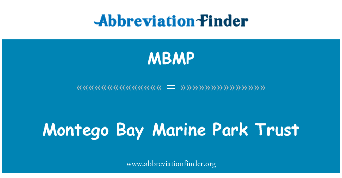 MBMP: Èpòt Montego Bay marin Park mete konfyans nan