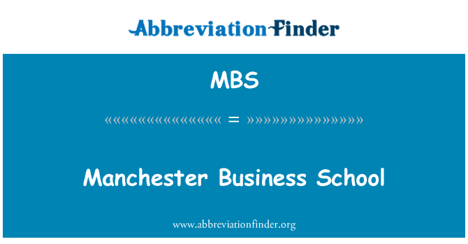 MBS: Manchester lekòl de komès