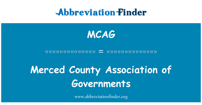 MCAG: Merced County asociace vlád